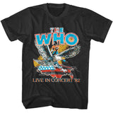 The Who - Live In '82 - Black  t-shirt