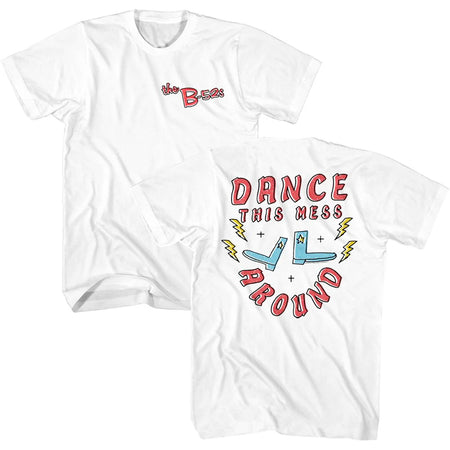 The B-52s - Dance This Mess Around - White t-shirt