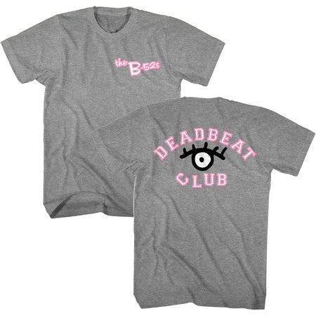 The B-52s - Deadbeat Club - Graphite Heather t-shirt