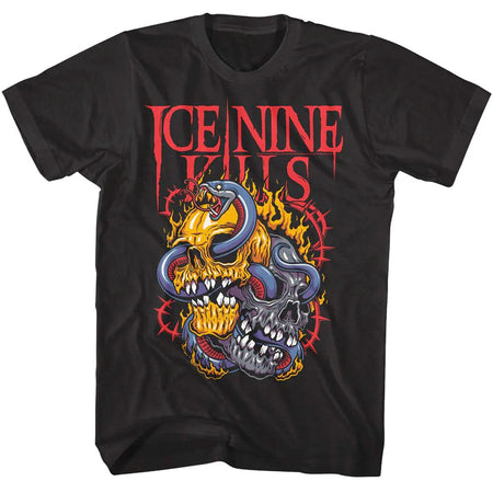 Ice Nine Kills - Snake Skulls - Black t-shirt