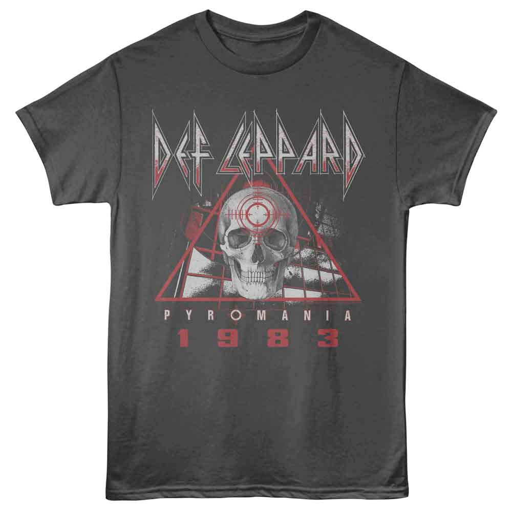 Def Leppard - Pyro Skull - Smoke t-shirt