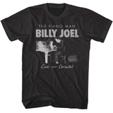 Billy Joel - Monocolor - Black  t-shirt