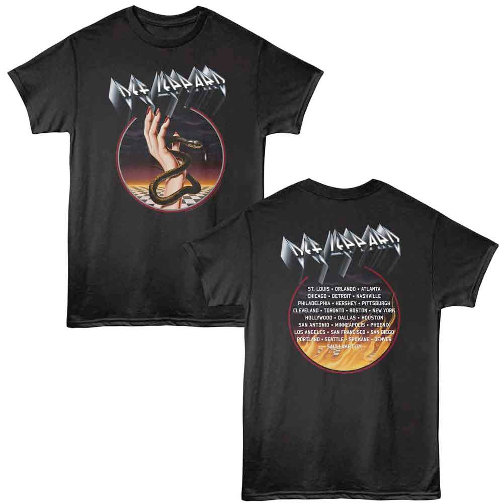 Def Leppard - Snake Hold - Black t-shirt
