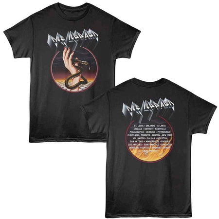 Def Leppard - Snake Hold - Black t-shirt