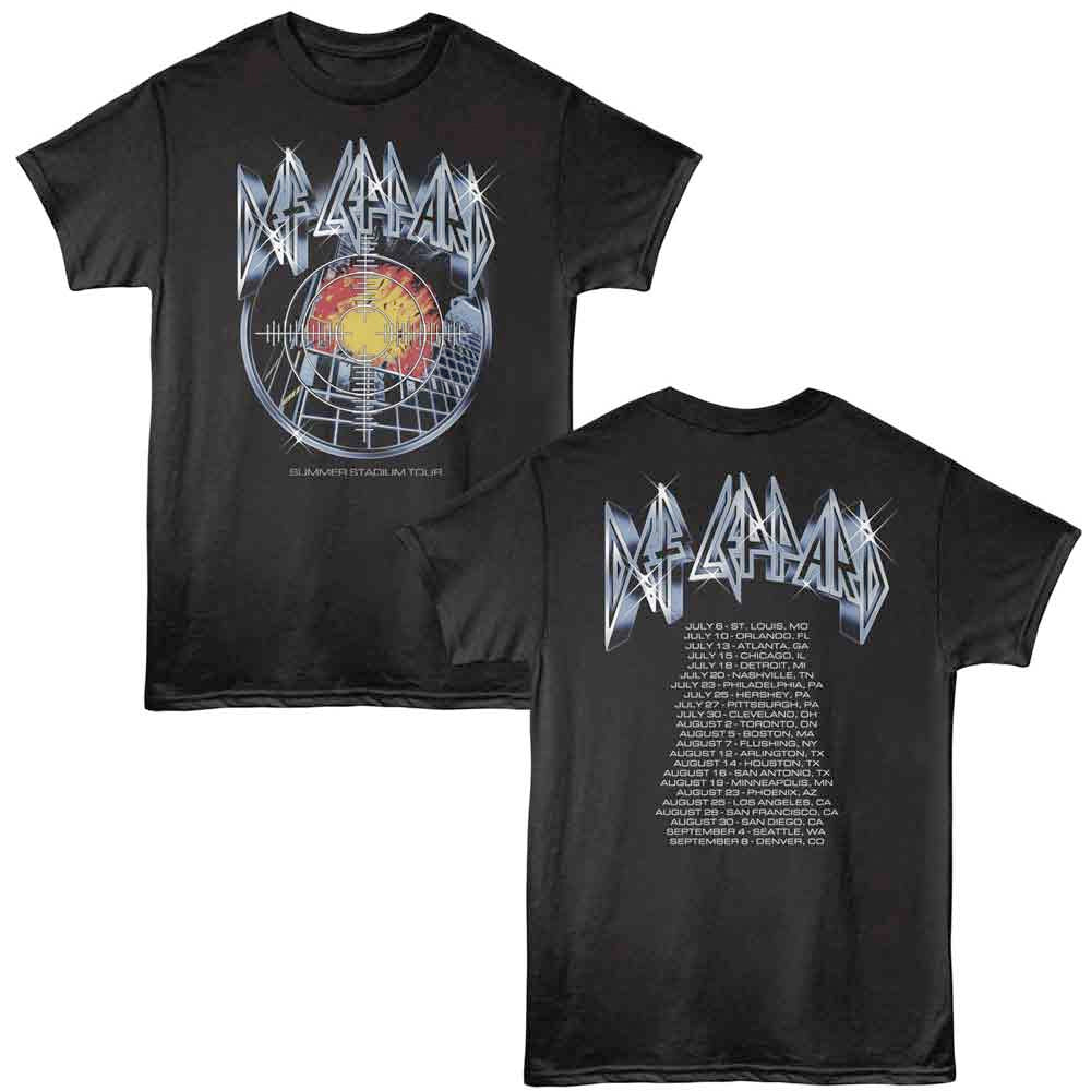 Def Leppard - Summer Stadium - Black t-shirt