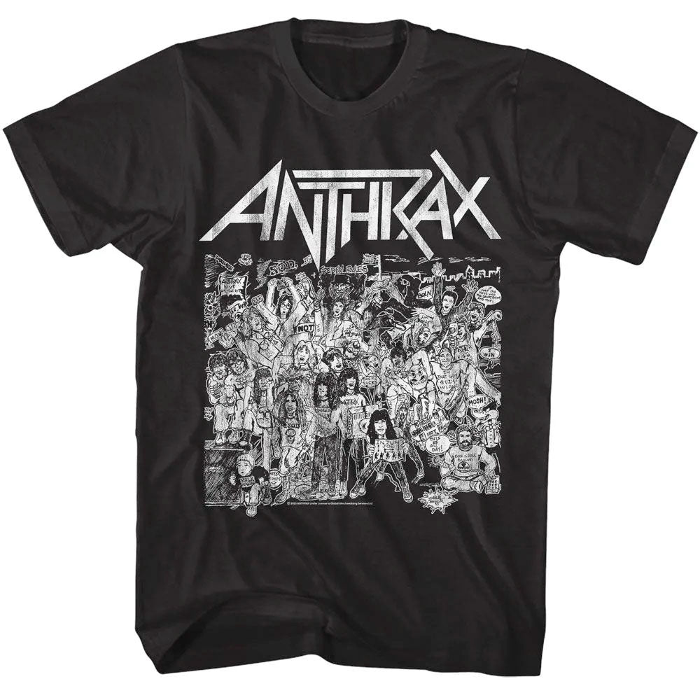 Anthrax - No Frills  - Black t-shirt