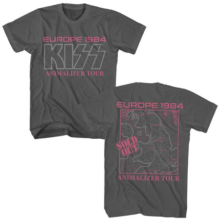Kiss - Europe 1984 - Smoke t-shirt