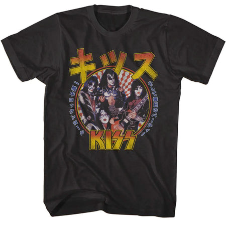 Kiss - RR All Nite Japan - Black  t-shirt
