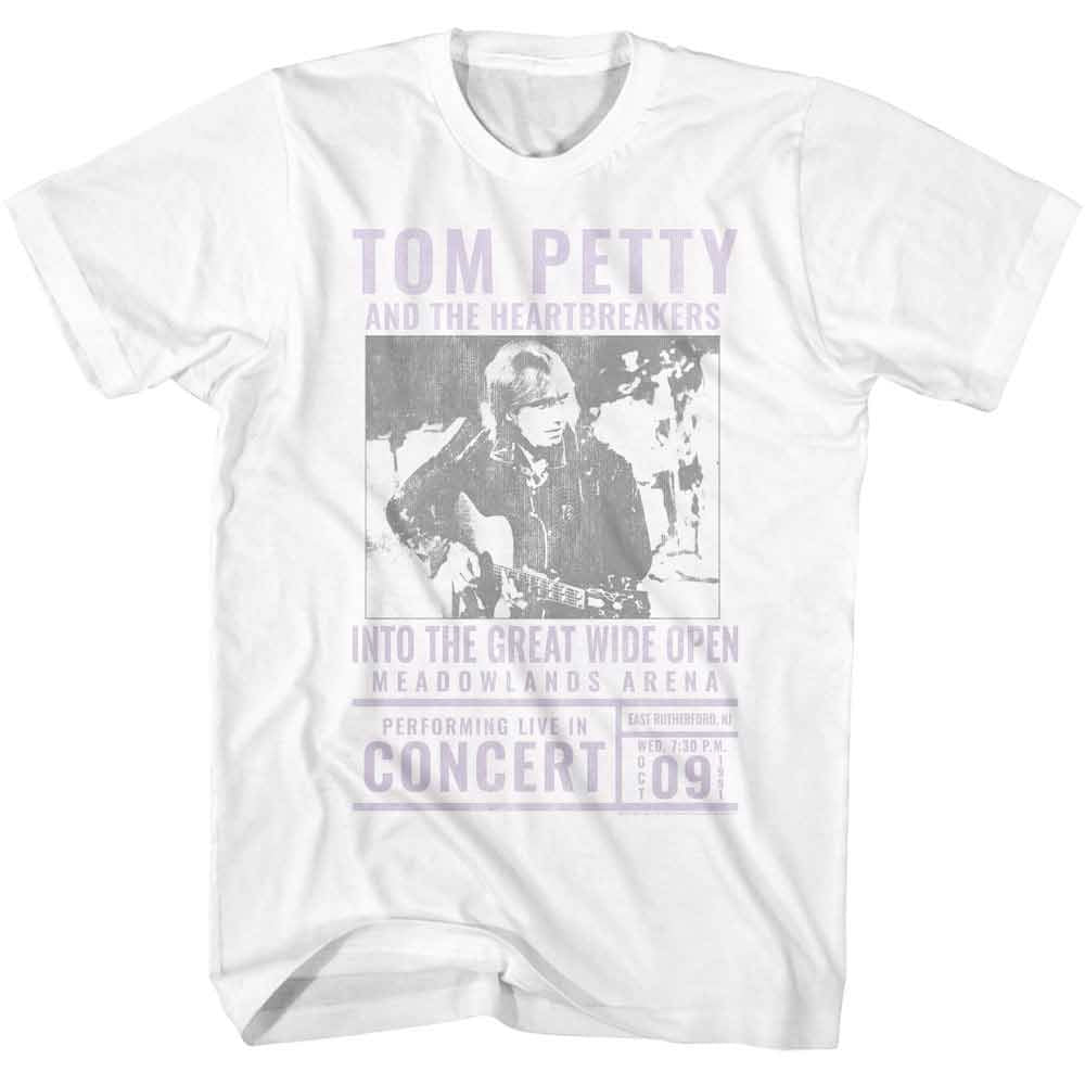 Tom Petty - Into The Great Wide Open- White t-shirt