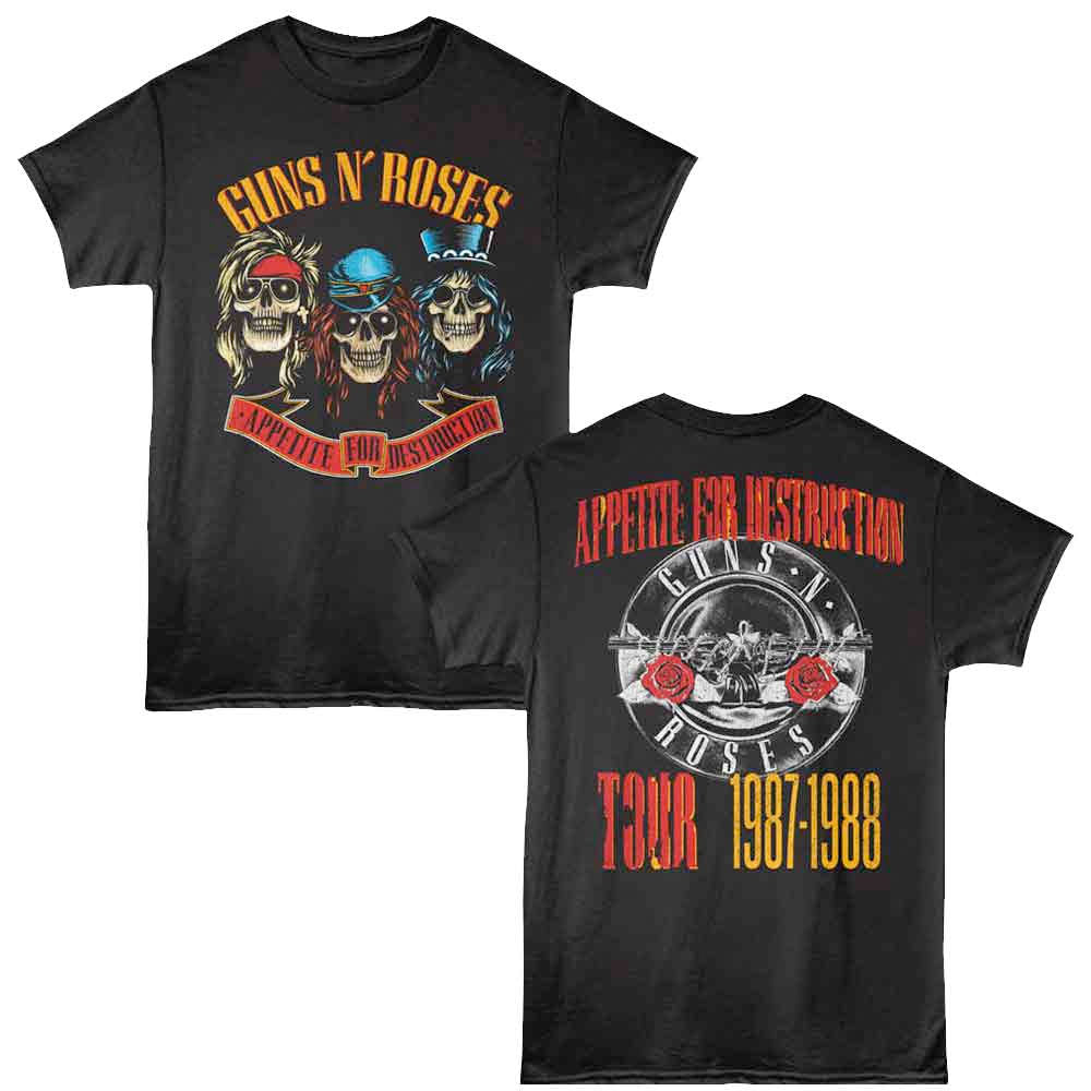 Guns N Roses - AFD Tour - Black t-shirt