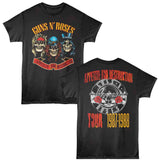 Guns N Roses - AFD Tour - Black t-shirt
