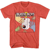 Beastie Boys - Remote Control - Red Heather t-shirt