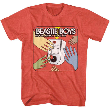Beastie Boys - Remote Control - Red Heather t-shirt