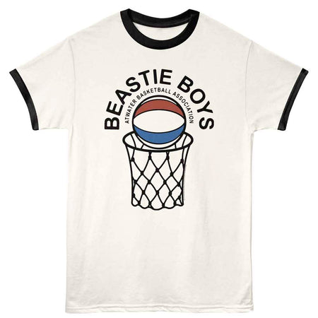 Beastie Boys - ABA - Vintage White & Black Ringer t-shirt