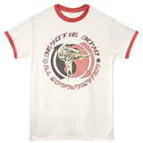 Beastie Boys - Ying Yang - Vintage White & Rio Red Ringer t-shirt