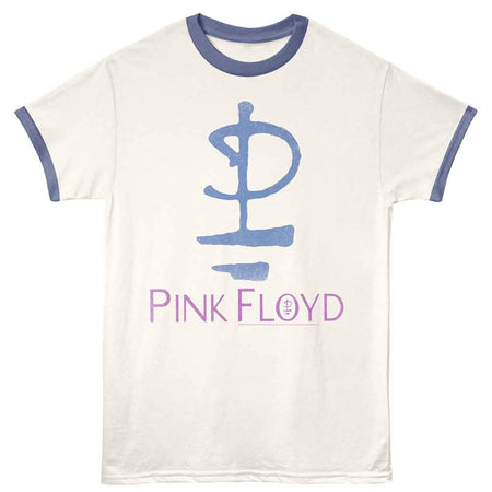 Pink Floyd - Icon - Vintage White & India Ink Ringer t-shirt