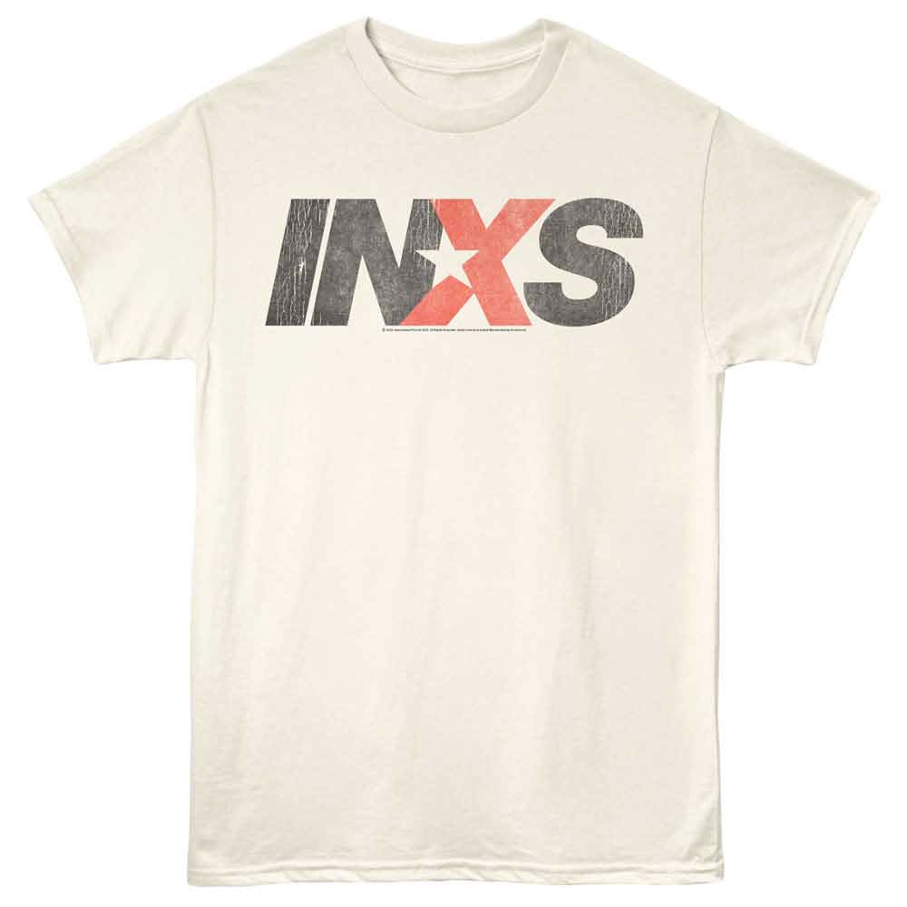 INXS - Vintage Logo - Natural t-shirt