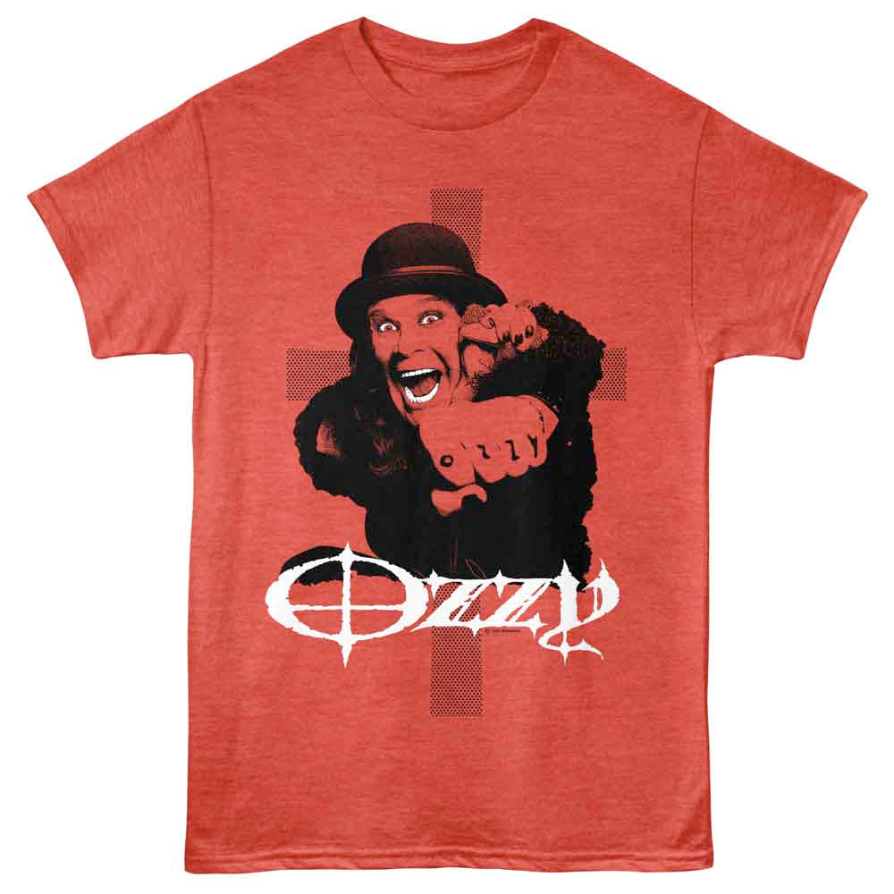Ozzy Osbourne - Ozzy Tattoo Fist - Red Heather t-shirt