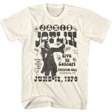 Janis Joplin - Wilder And More Magical - Natural  t-shirt