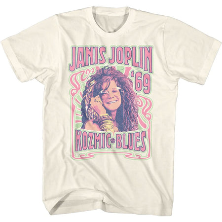 Janis Joplin - Kozmic Blues - Natural  t-shirt