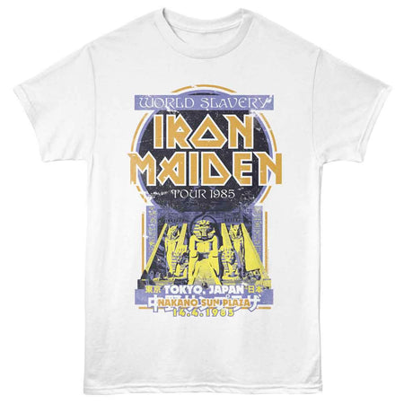Iron Maiden - Egyptian Style Tokyo - White  t-shirt