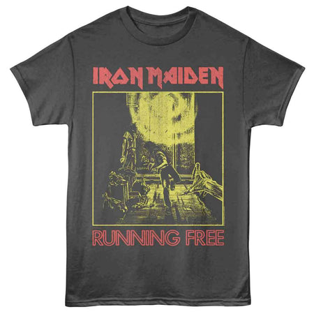 Iron Maiden - Running Free - Black  t-shirt
