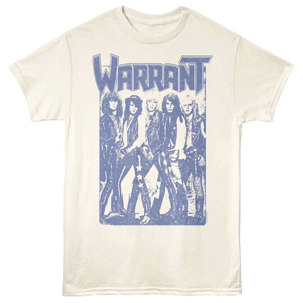 Warrant - Monochrome Pose - Natural t-shirt