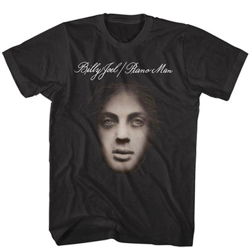 Billy Joel - Piano Man Album - Black t-shirt