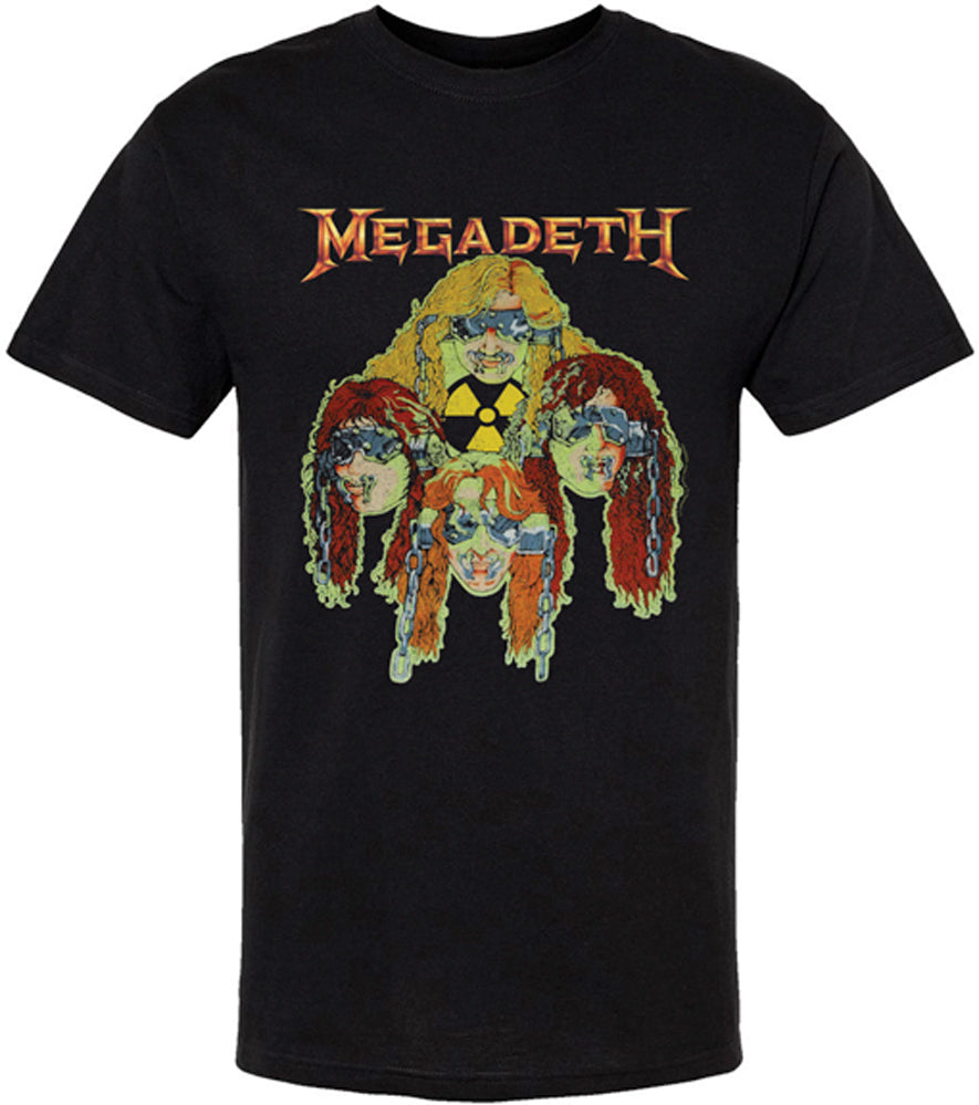 Megadeth - Nuclear Glowheads - Black  t-shirt
