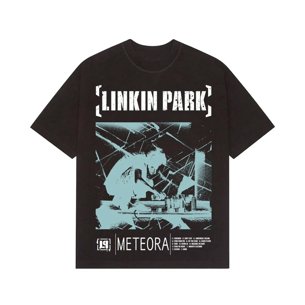 Linkin Park - Meteora Spray Paint- Black t-shirt