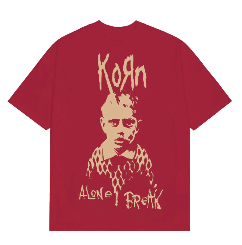 Korn - All Alone I Break - Red t-shirt