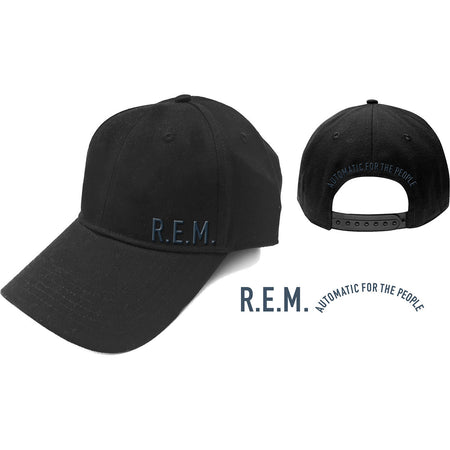 REM - Automatic For The People - Black OSFA Baseball Cap