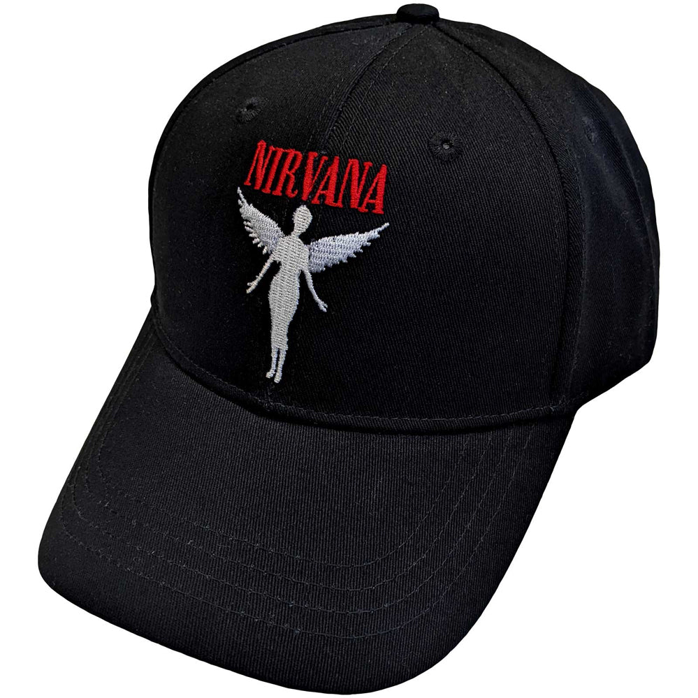 Nirvana - Angelic - OSFA Black Baseball Cap