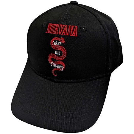 Nirvana - Serve The Servants - OSFA Black Baseball Cap