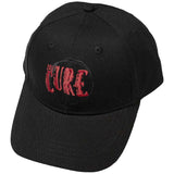 The Cure - Circle Logo - OSFA Black Snapback Baseball Cap