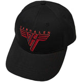 Van Halen - Classic Red Logo - OSFA Black Snapback Baseball Cap