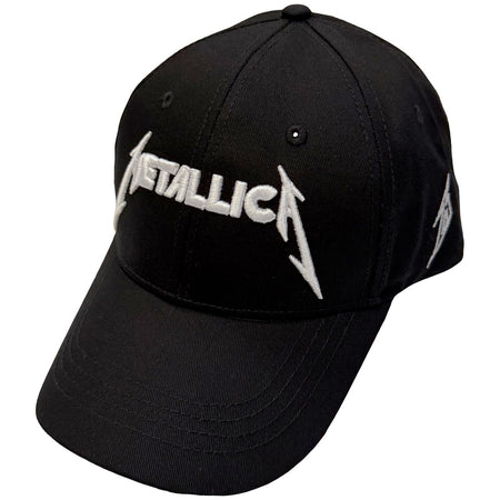 Metallica - Text & M Logos - Black OSFA Snapback Baseball Cap