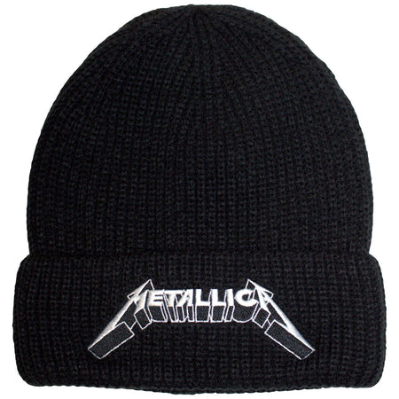 Metallica - 3d Logo - Black OSFA Beanie Ski Cap