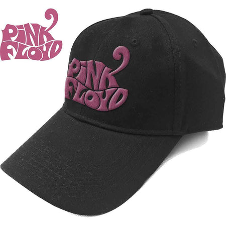 Pink Floyd - Retro Swirl Logo - Black OSFA Snapback Baseball Cap