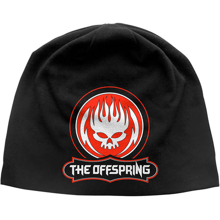 The Offspring - Skull Logo  JD Print - Black Ski Cap Beanie
