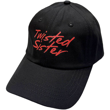 Twisted Sister - Logo  -Black  OSFA  Baseball  Cap