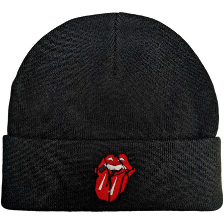 The Rolling Stones- Hackney Diamonds Shards Logo - Black Ski Cap Beanie