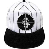 Public Enemy - Solid Target - Snapback OSFA Black & White Baseball Cap