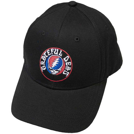 Grateful Dead - Steal Your Face Logo - Black OSFA Snapback Baseball Cap