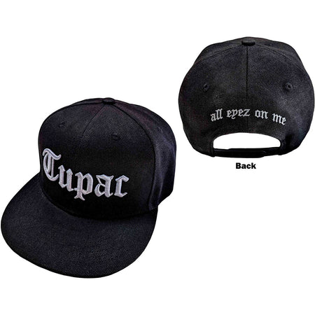 Tupac - All Eyez On Me  - OSFA Black Snapback Baseball Cap