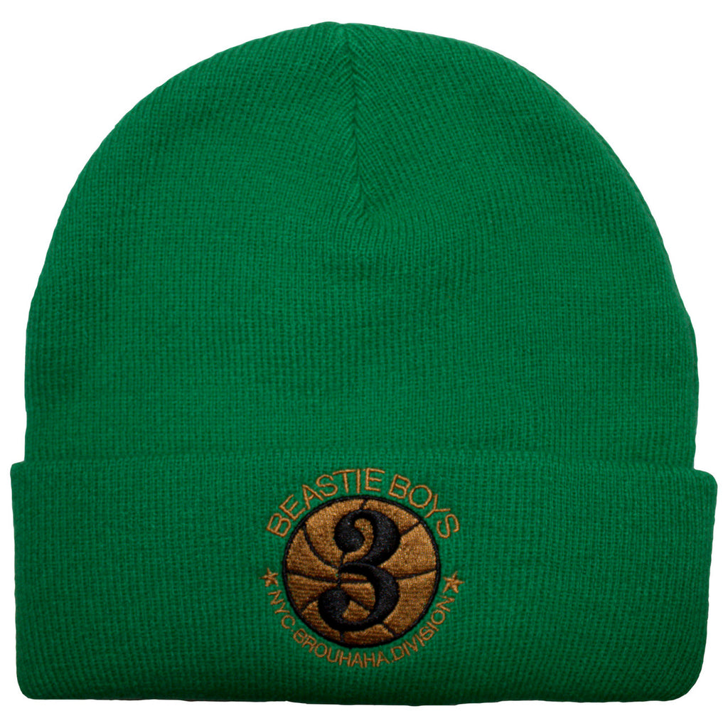 Beastie Boys - NYC Brouhaha Division - Green OSFA Beanie Ski Cap