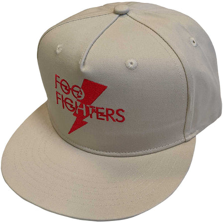 Foo Fighters - Flash Logo - OSFA Sand Snapback Baseball Cap