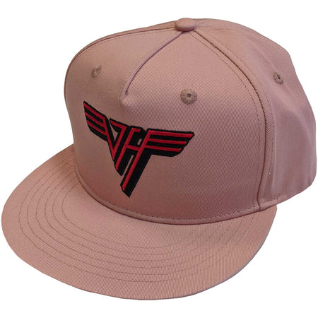 Van Halen-Classic Red Logo - OSFA Pink Snapback Baseball Cap