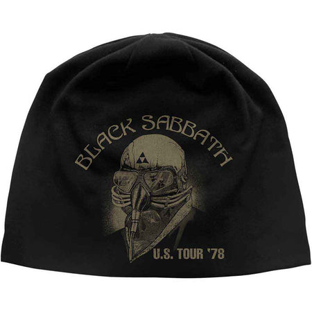 Black Sabbath - US Tour '78 JD Print - Black Ski Cap Beanie