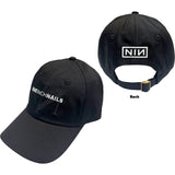 Nine Inch Nails - Sin Logo - OSFA Black Baseball Cap